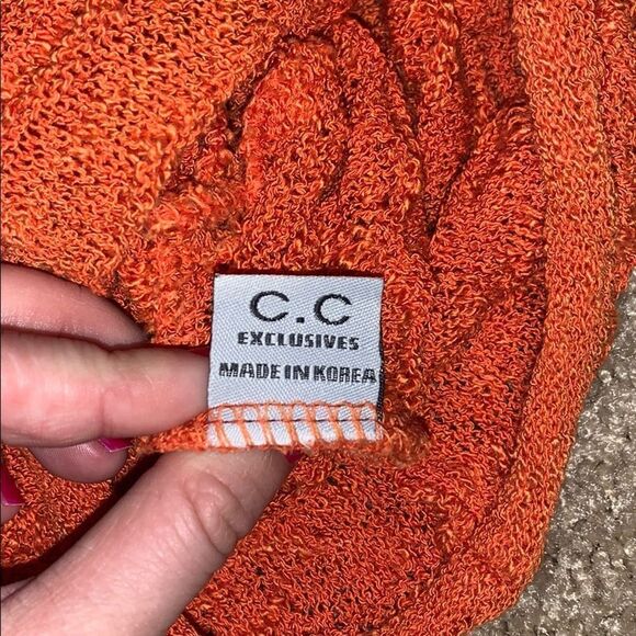 C.C orange beanie.  - Picture 3 of 3